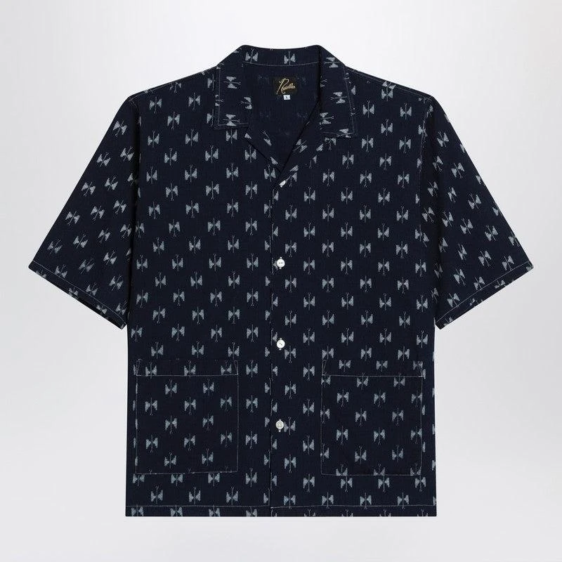 Needles Men's blue blue Shirt With Bow Ties 1