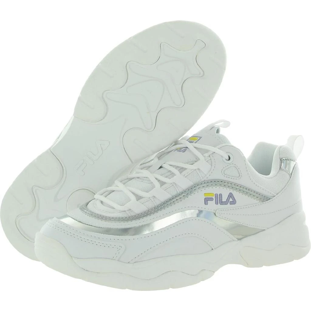 Fila Fila Womens Ray LM Faux Leather Fitness Running Shoes 2