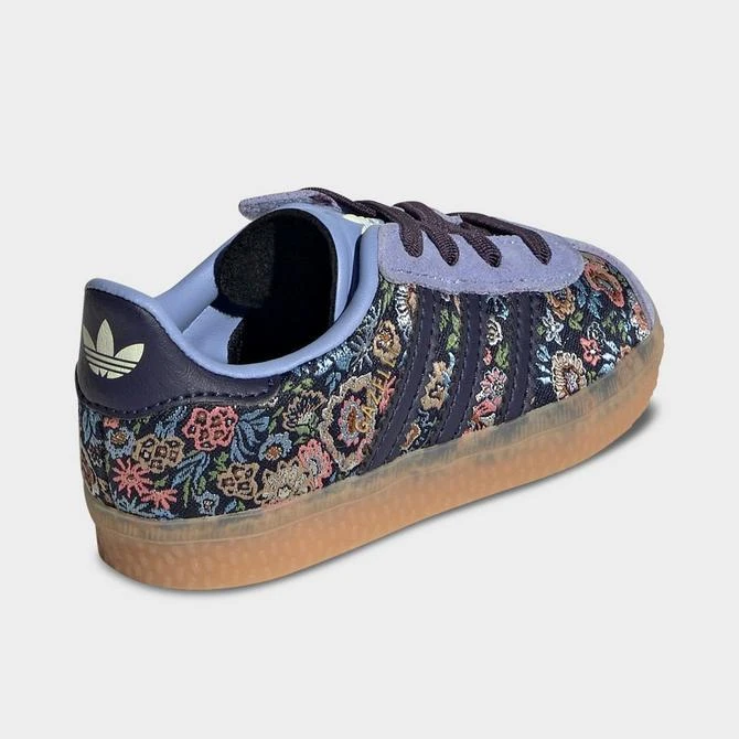 Adidas Kids' Toddler adidas Originals x Liberty London Comfort Closure Stretch Lace Gazelle Casual Shoes 4