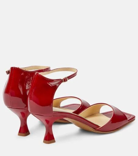 Souliers Martinez Kika patent leather sandals 3