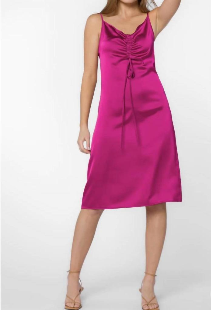 Velvet Heart Velvet Heart - Livvy Satin Slip Dress