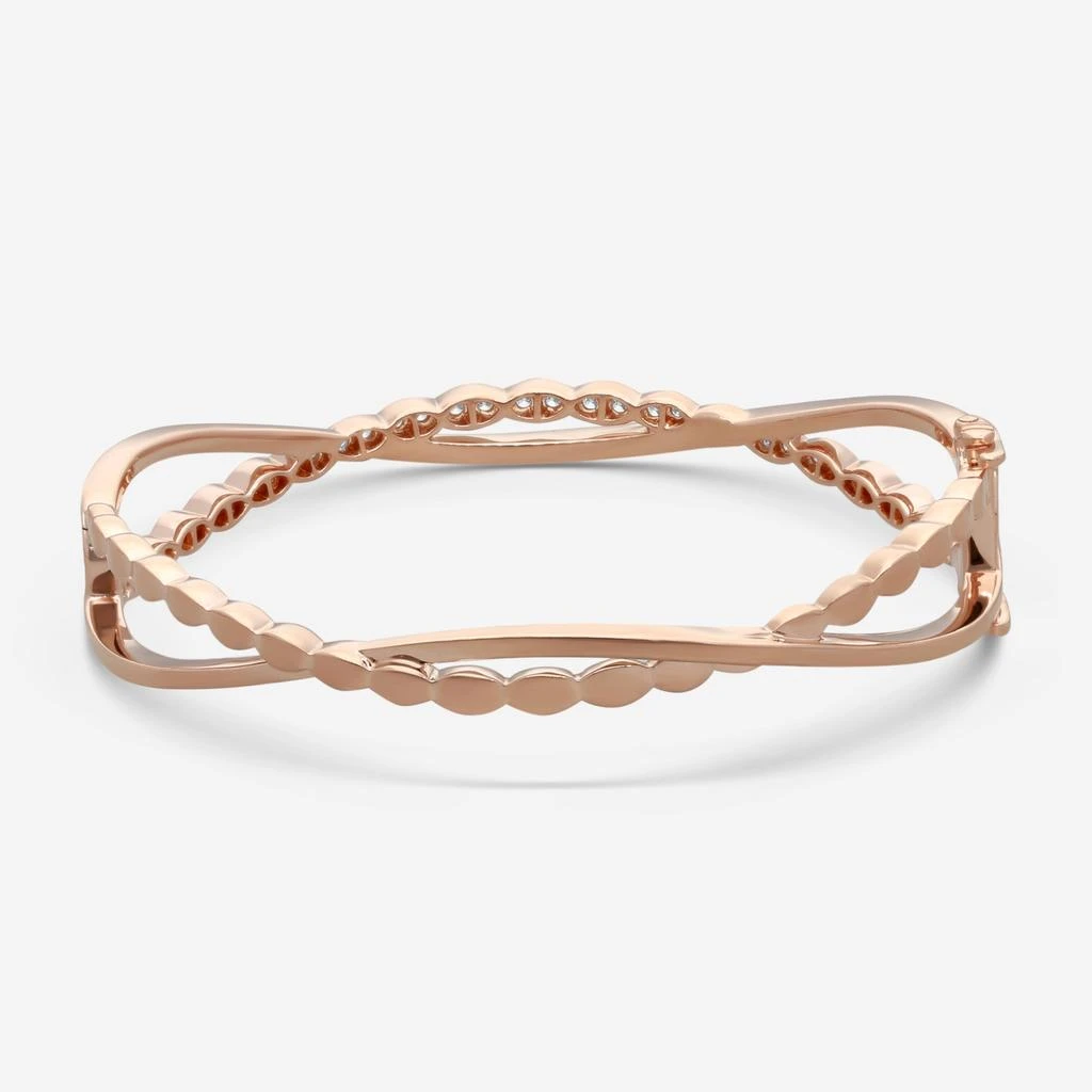 Hearts On Fire Hearts On Fire Lorelei 18K Rose Gold Diamond Bangle Bracelet HFBLORFTW00608R-S-copy 3