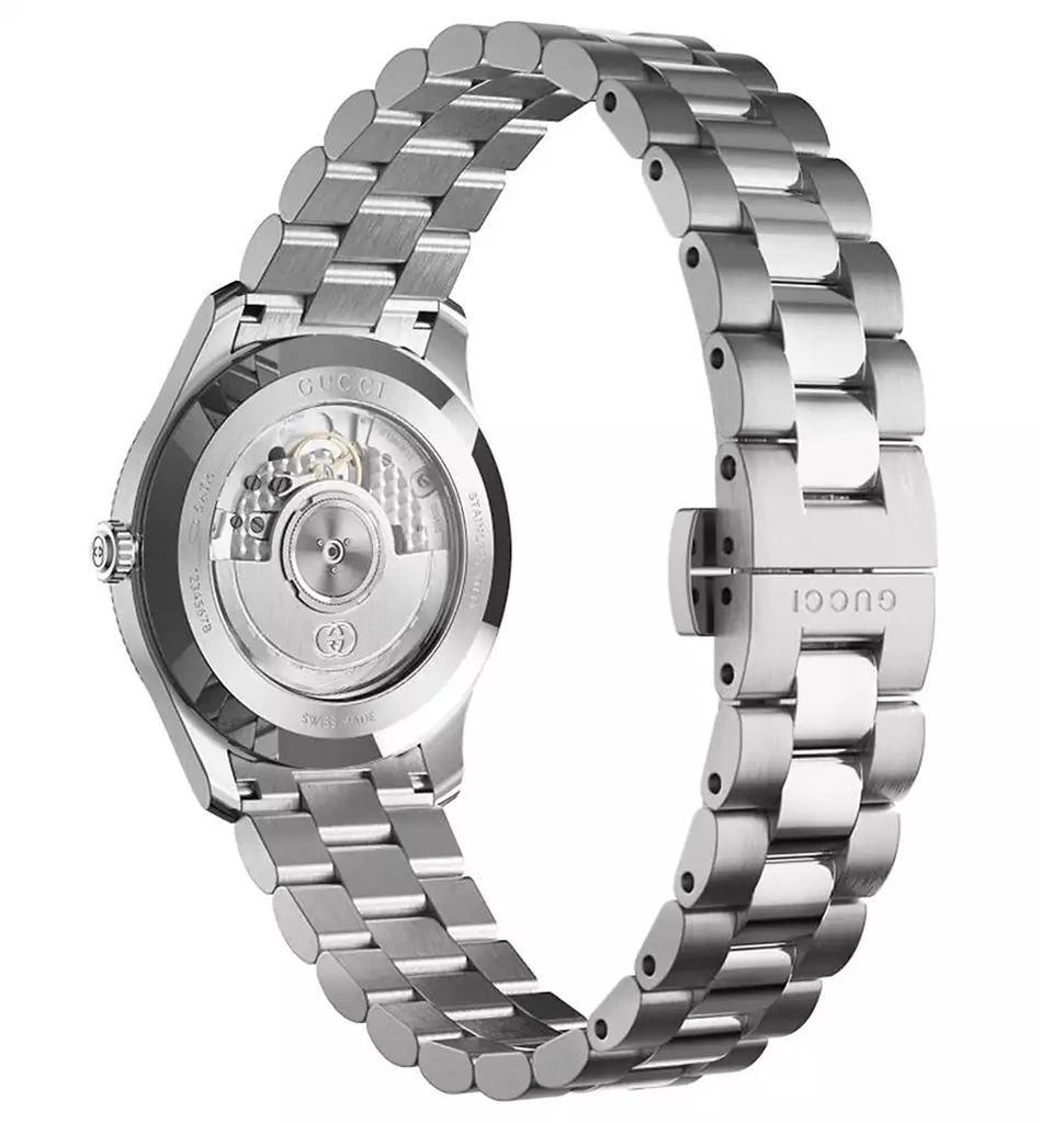Gucci Men's Swiss Automatic G-Timeless Stainless Steel Bracelet Watch 40mm 3