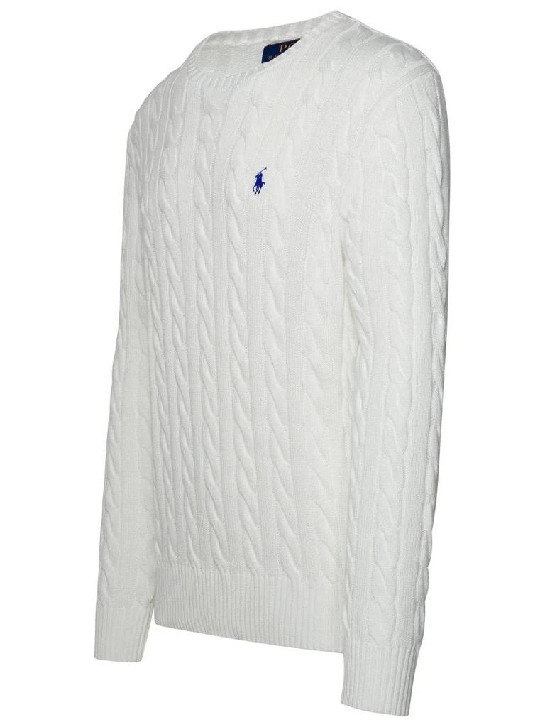 Ralph Lauren Polo Ralph Lauren White Cotton Sweater 2