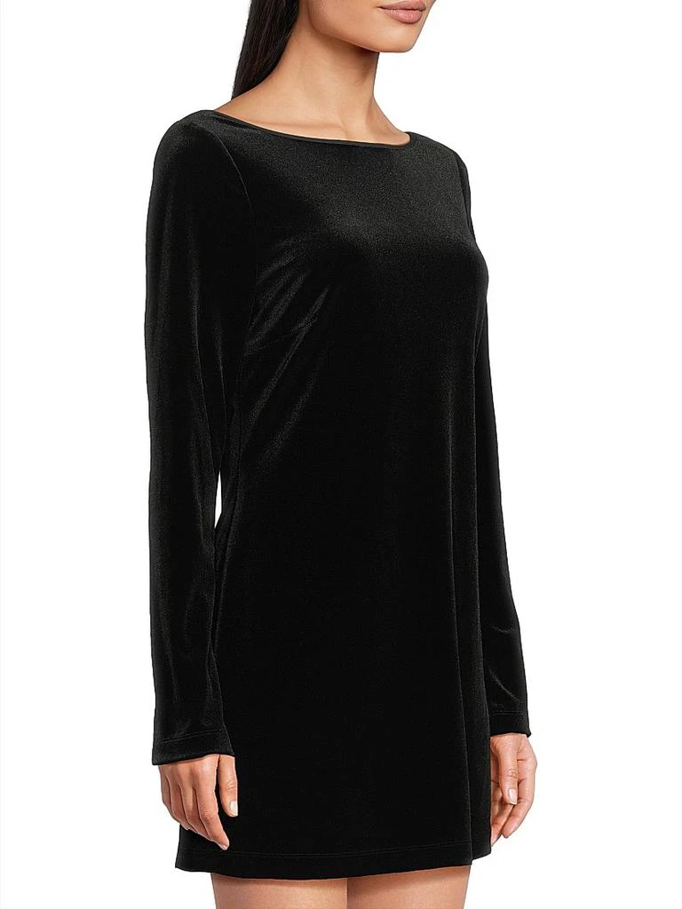 Ciao Lucia Genevieve Back Cut Out Velvet Minidress 4