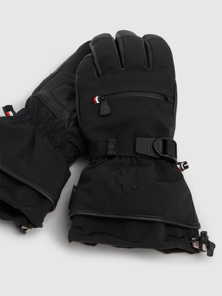 MONCLER GRENOBLE Logo Padded Tech Ski Gloves 1