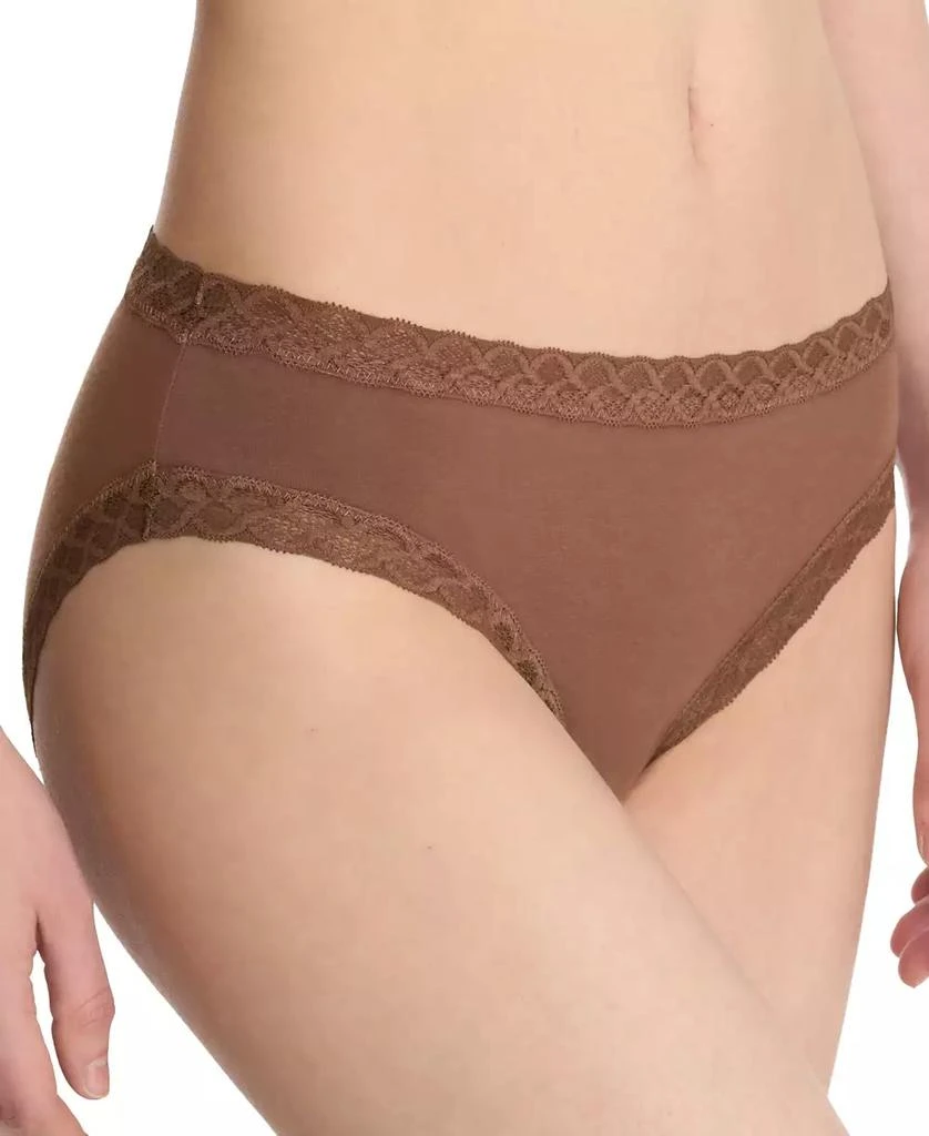 Natori Bliss Lace-Trim Cotton Brief Underwear 156058 2
