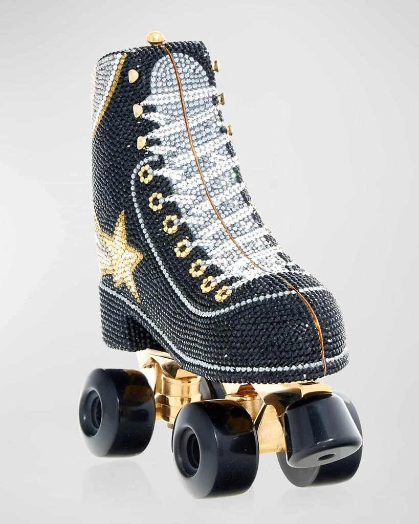 Judith Leiber Couture Skate Night Roller Skate Crystal Minaudiere 4