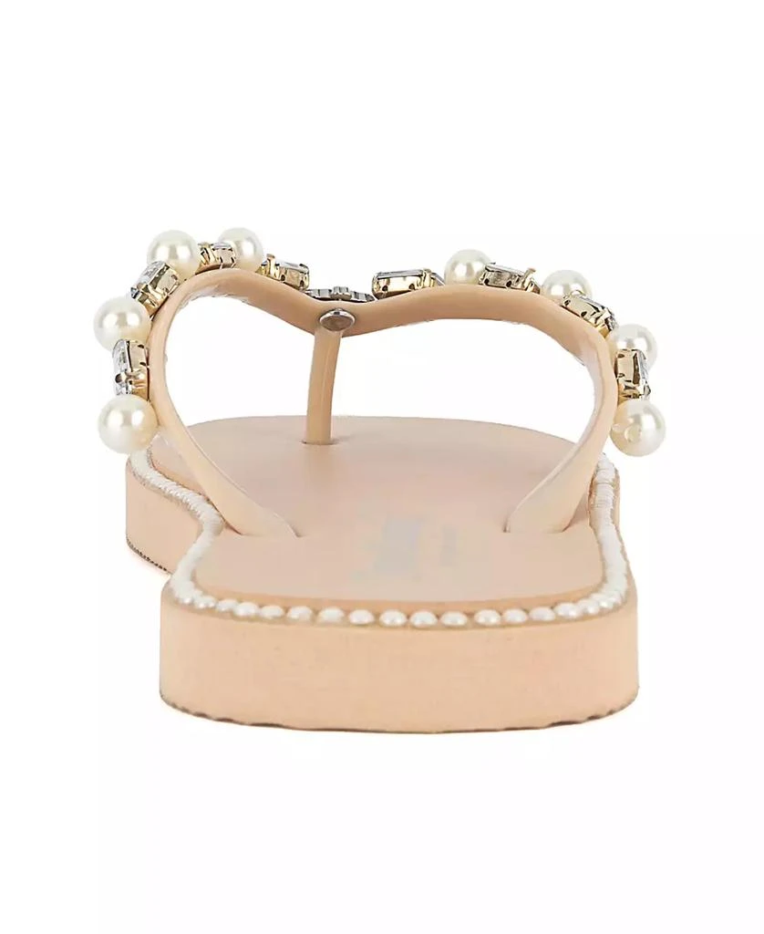 Juicy Couture Women's Sade 2 Embellished Flip Flop Sandals 3
