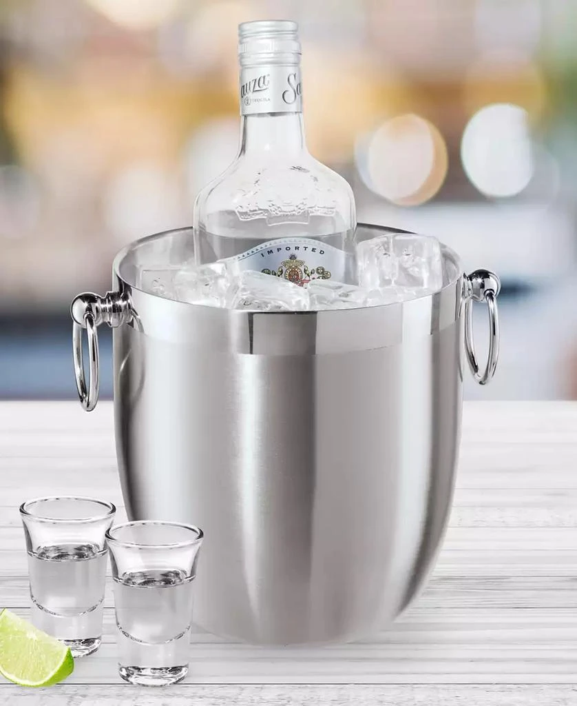 Oggi 2.8 Litre Ice Bucket with Tongs Set 4