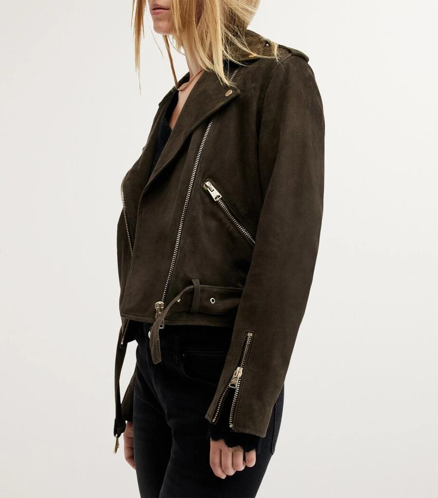 ALL SAINTS Suede Balfern Biker Jacket 5