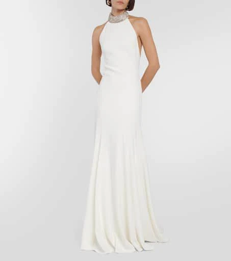 Stella McCartney Bridal embellished halterneck gown 2