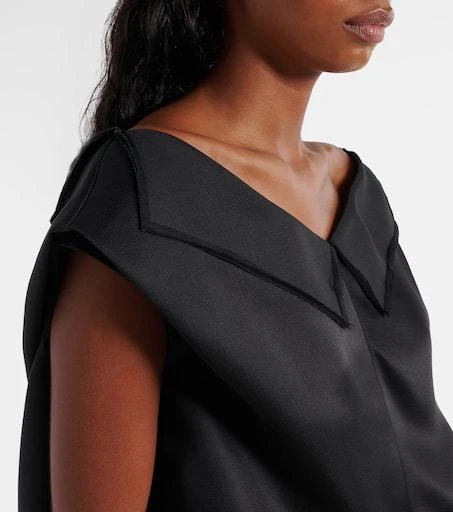 Khaite Selly off-shoulder silk gazar top 5