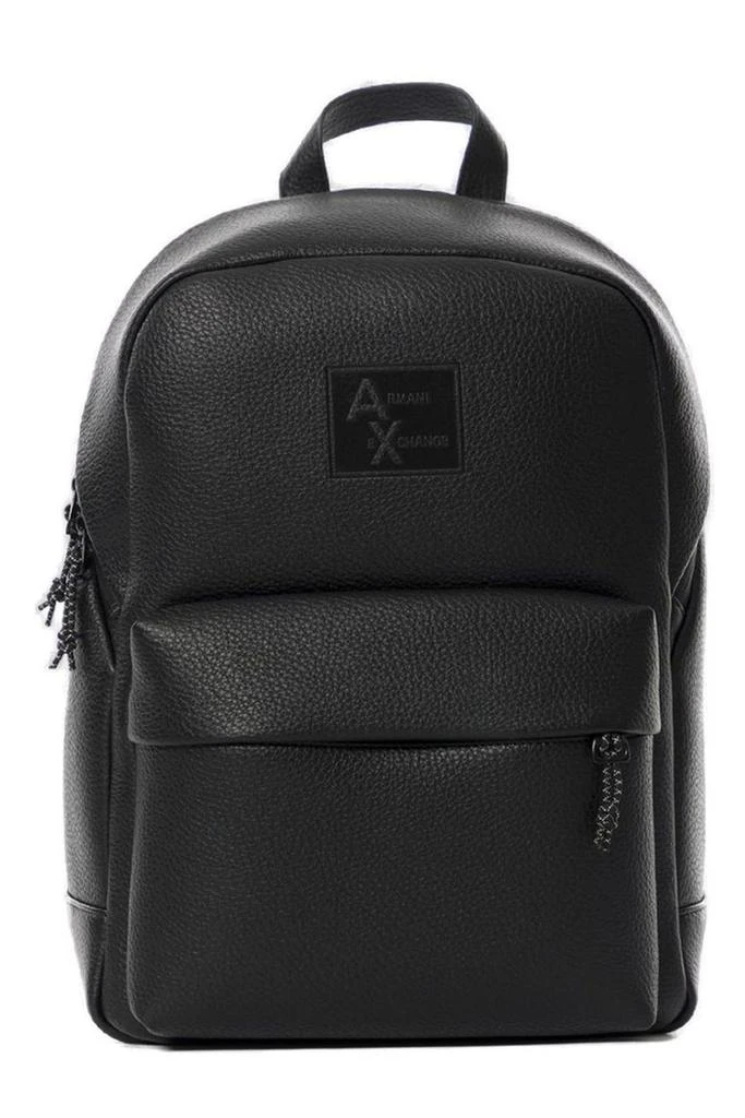 Shop Armani Exchange Logo Embossed Backpack on Sale at  display picture 3