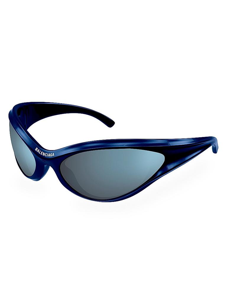 【関税＆送料込み】Balenciaga \"Tag 2.0 Navigator\" Sunglasse Tag 2.0 Navigator Sunglasses in Dark Silver | Balenciaga US
