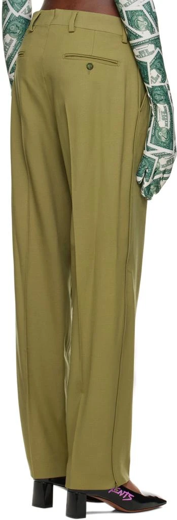 VTMNTS Khaki Two-Pleat Trousers 3