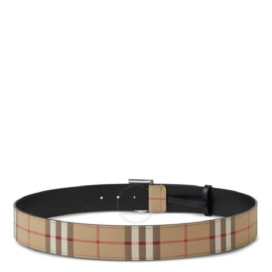 Burberry TB Plaque Buckle Check Reversible Belt 2
