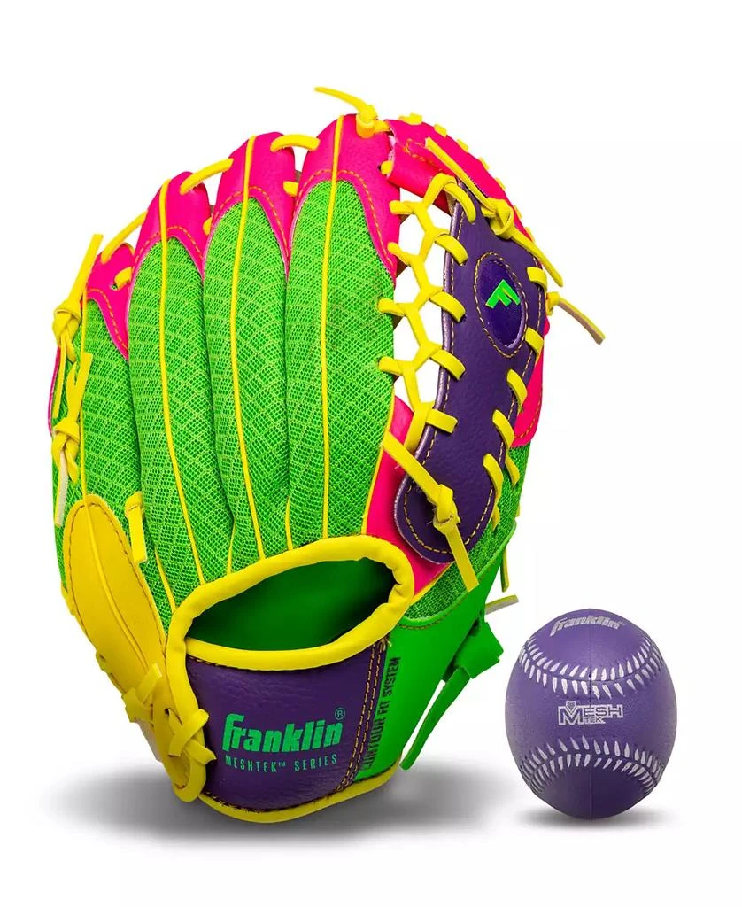 Franklin 9.5" Teeball Meshtek Glove Ball Set - Right Handed 1