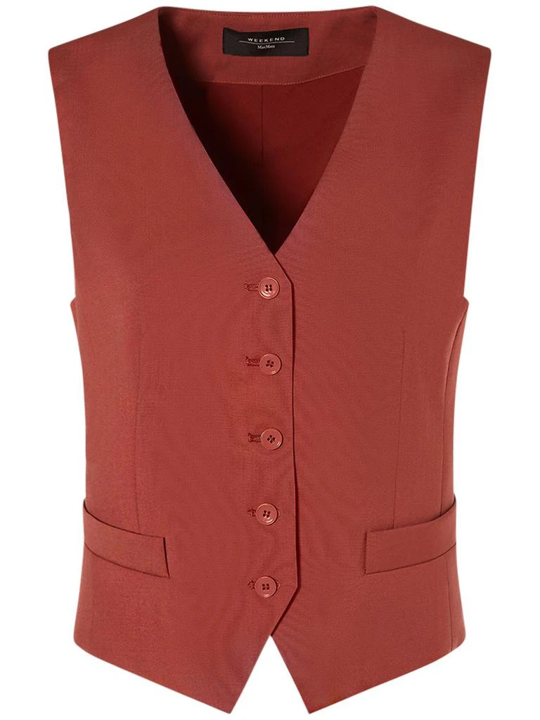 Weekend Max Mara Chimera Stretch Wool Vest 1