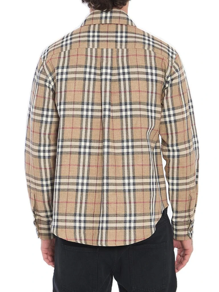 Burberry Burberry Long Sleeved Checked Buttoned Shirt 2