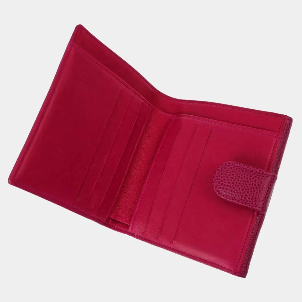 Chanel Chanel Pink Calfskin Bifold Wallet 4