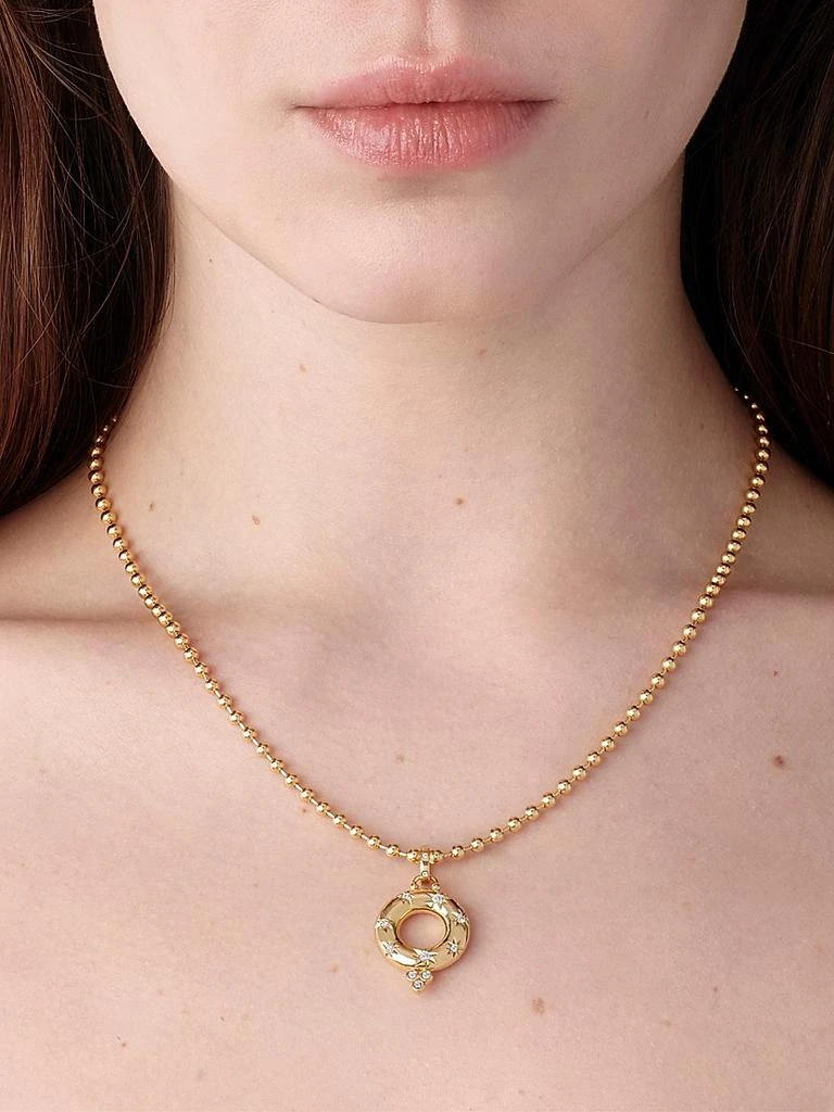 Temple St. Clair Florence86 Large 18K Yellow Gold Ball Chain Necklace 2