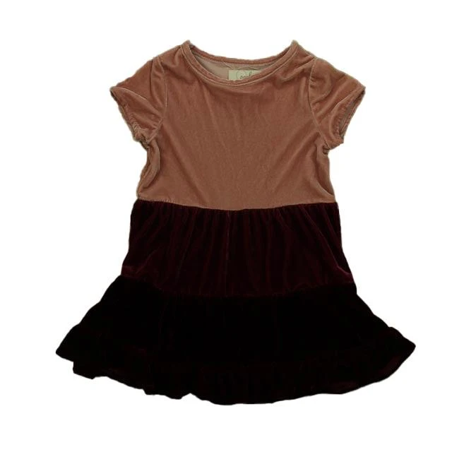 PEEK Girls Pink | Maroon Dress 1