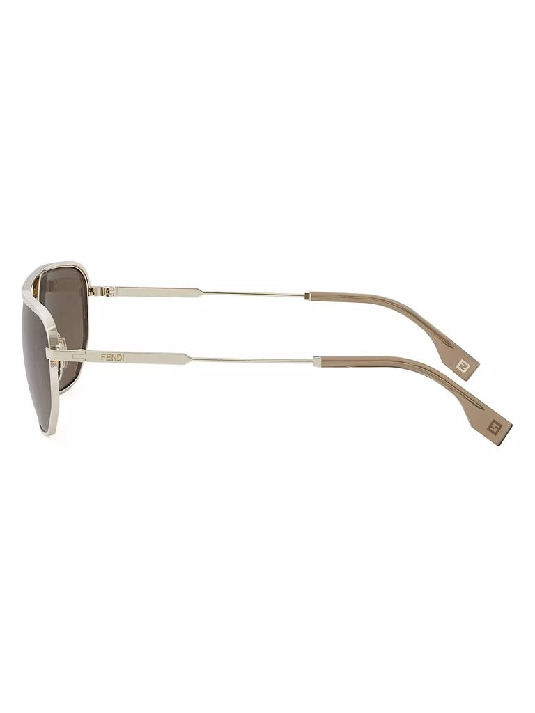 Fendi Fendi Travel 61MM Rectangular Sunglasses 3