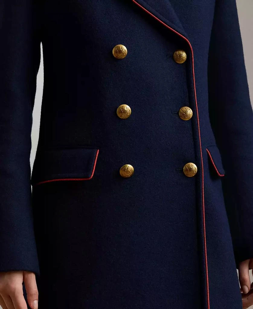 Ralph Lauren Women's Wool-Blend Double-Breasted Coat 5