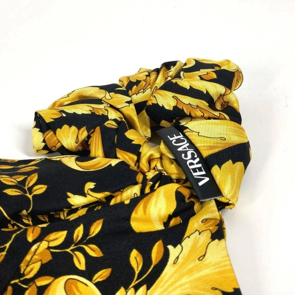 Versace yellow Silk Hair Tie (Pre-Owned) 3