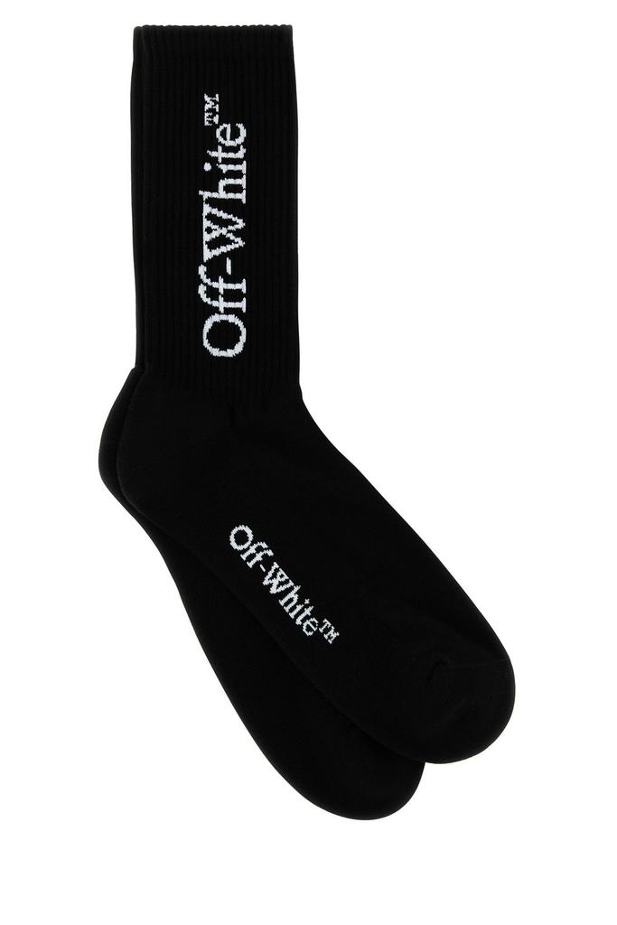 Off-White Arrow Mid Length Socks ブラック Black Arrow Mid Socks in BLACK for Men | Off-White™