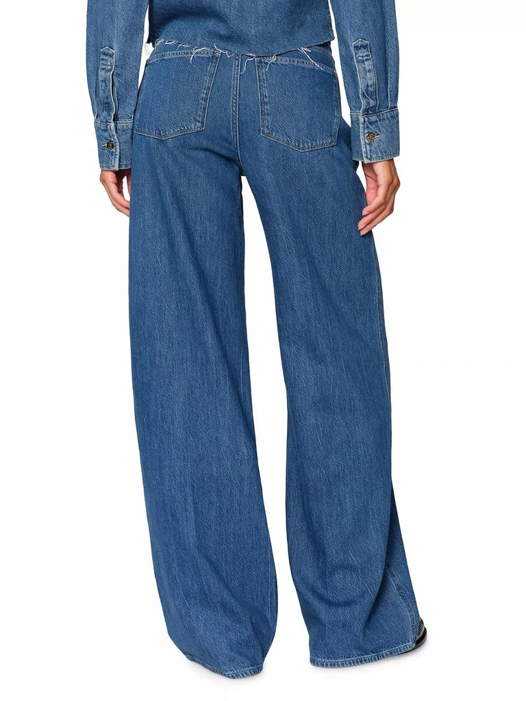 DL1961 DL Aura Isabel Wide Leg Mid Rise Jeans 3