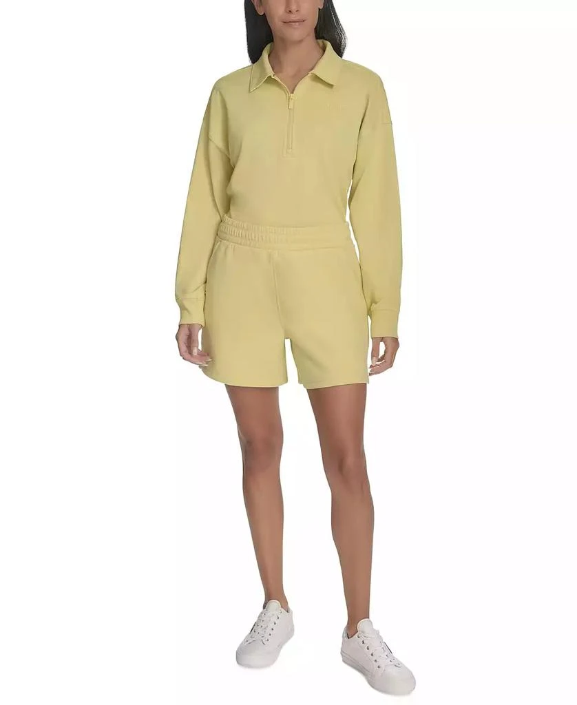 Calvin Klein Women's Smocked Waistband Midi Shorts 1