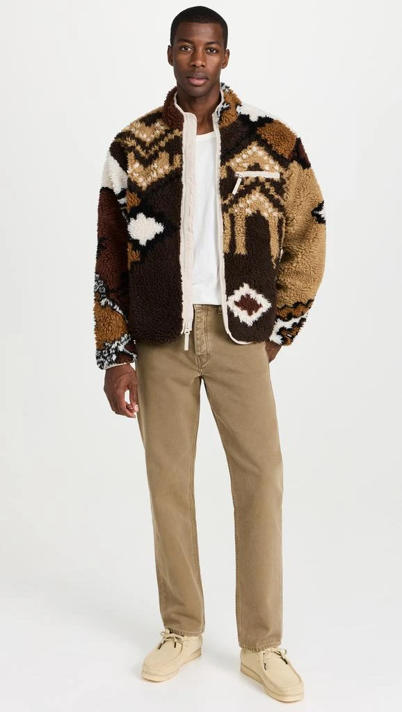 Obey Printed Sherpa Jacket 4