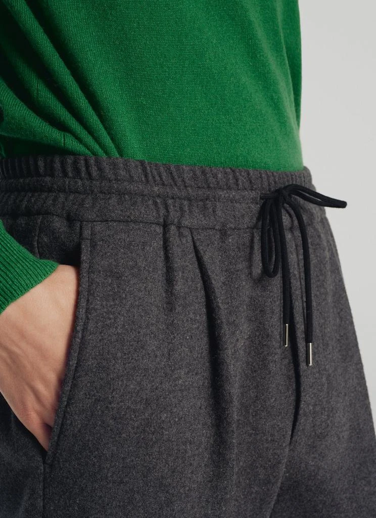 预计3周后发货 Fursac Fursac - Pantalon En Jersey De Laine - Acier 3