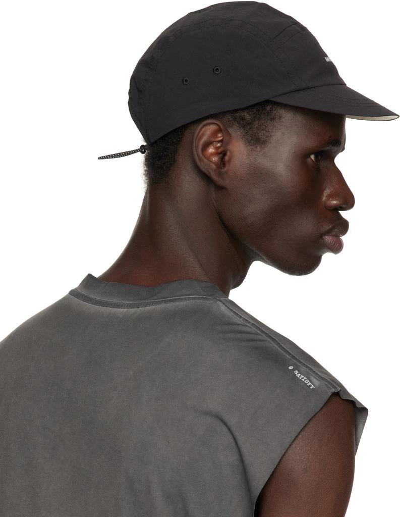 Satisfy Black Peaceshell Cordura Trail Cap 3