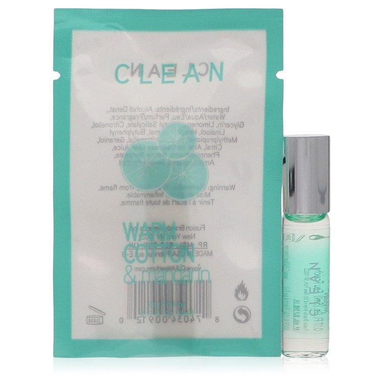 Clean Warm Cotton & Mandarine by  Mini Eau Fraiche .17 oz for Women