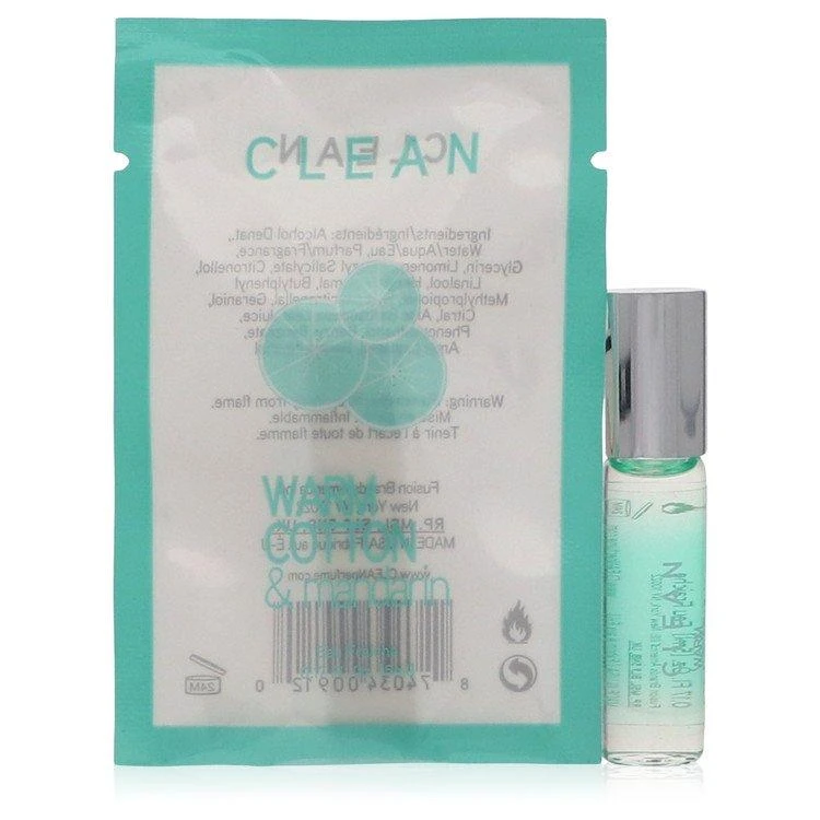 Clean Warm Cotton & Mandarine by  Mini Eau Fraiche .17 oz for Women 1