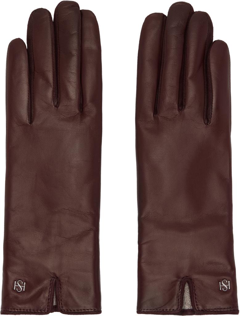 Handsome Stockholm Burgundy Essentials Gloves