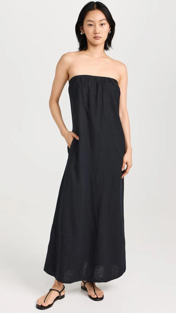 Stateside Linen Column Maxi Dress 1