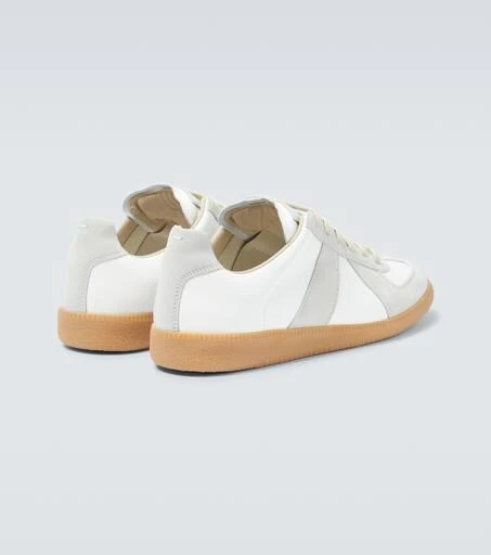 Maison Margiela Replica leather and suede sneakers 6