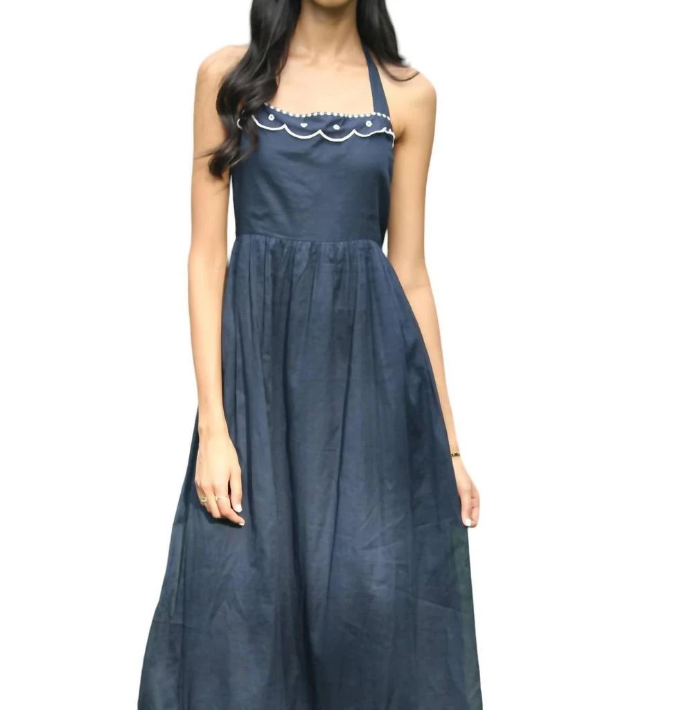 WKND WYFR Positano Maxie Dress In Black 1
