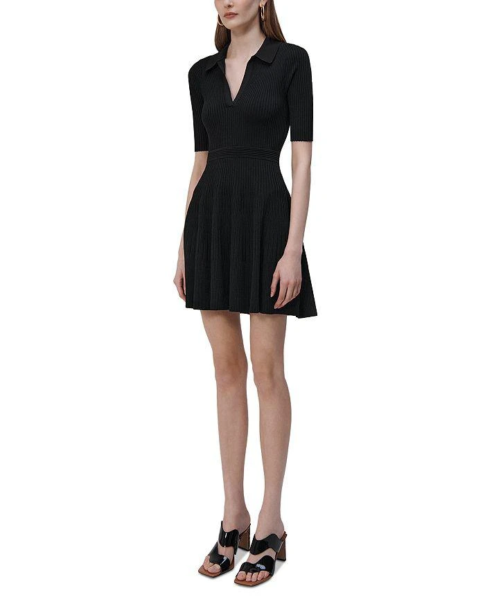 SIMKHAI Patricia Core Compact Rib Polo Dress 6