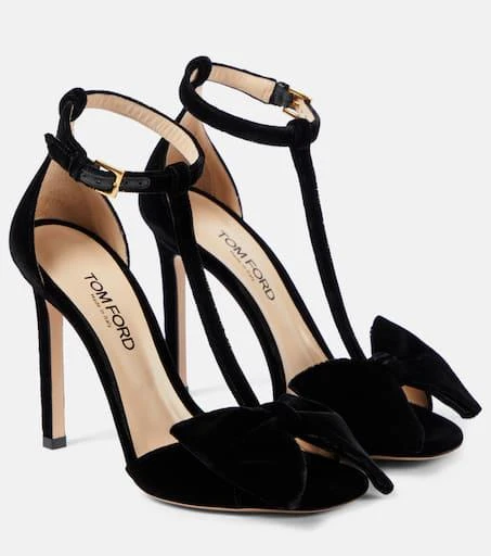 Tom Ford Brigitte velvet sandals 1