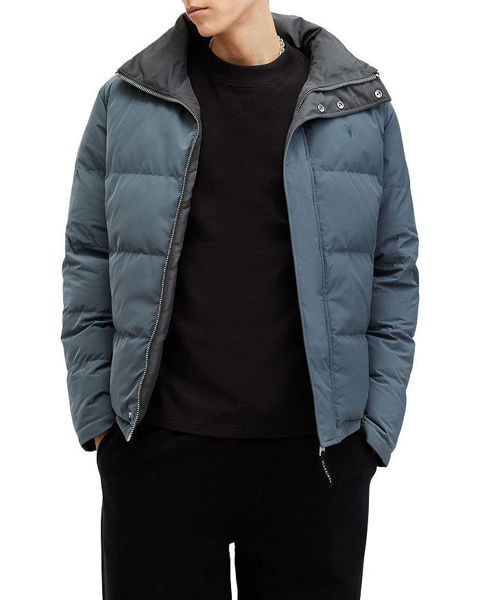 ALL SAINTS Novern Quilted Reversible Full Zip Puffer Jacket 7
