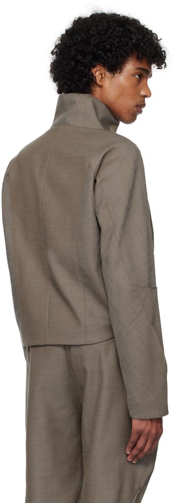 Shop Brown Zafar Cropped Jacket on Sale at BeyondStyle – Get 35