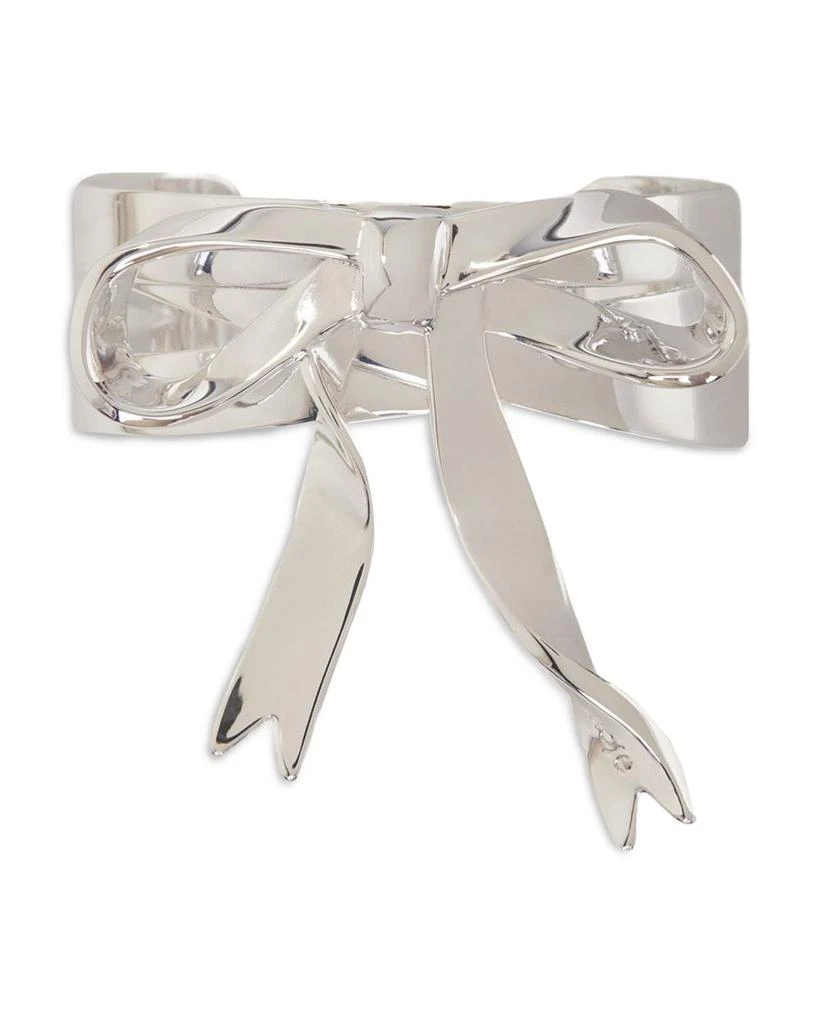Maje Polished Bow Cuff Bangle Bracelet 4