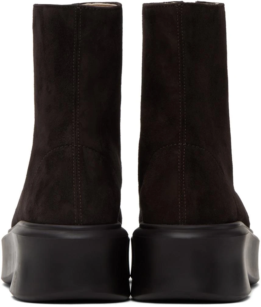 The Row Brown Zipped I Boots 2
