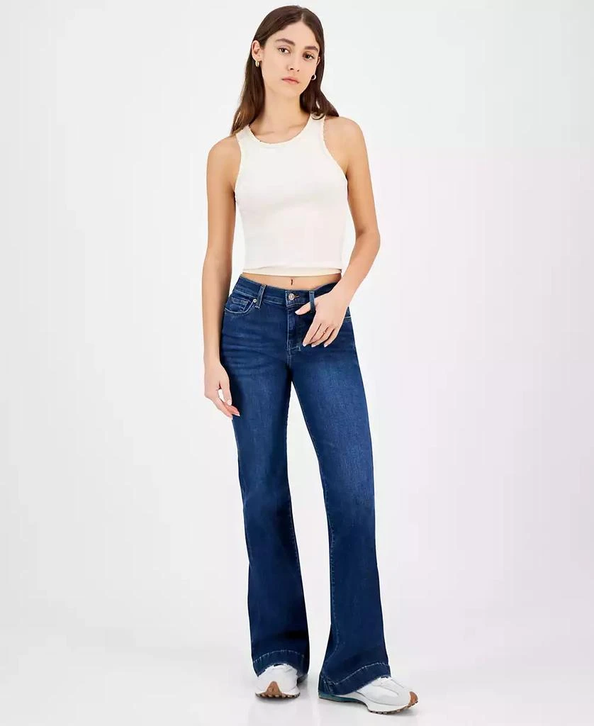7 For All Mankind Women's Dojo Mid-Rise Flare-Leg Jeans 1
