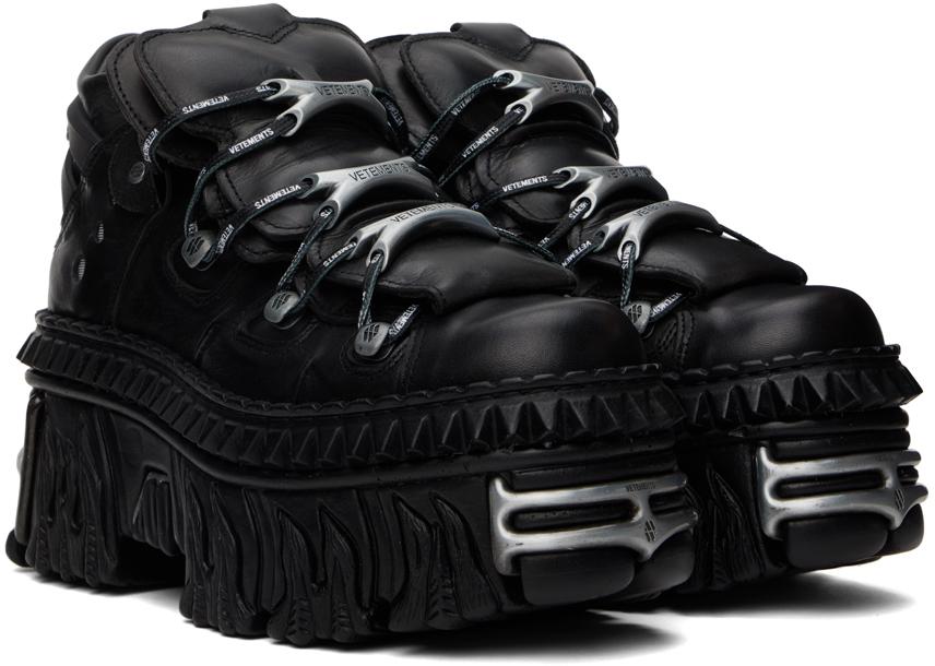 Black New Rock Edition Platform Sneakers – On Sale Now with Up to